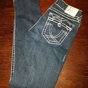 L.A. Idol Dark Wash Skinnies. Size 5